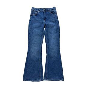 BDG Urban Outfitters Flare Jeans Womens 28x29 High Rise Medium Wash Denim